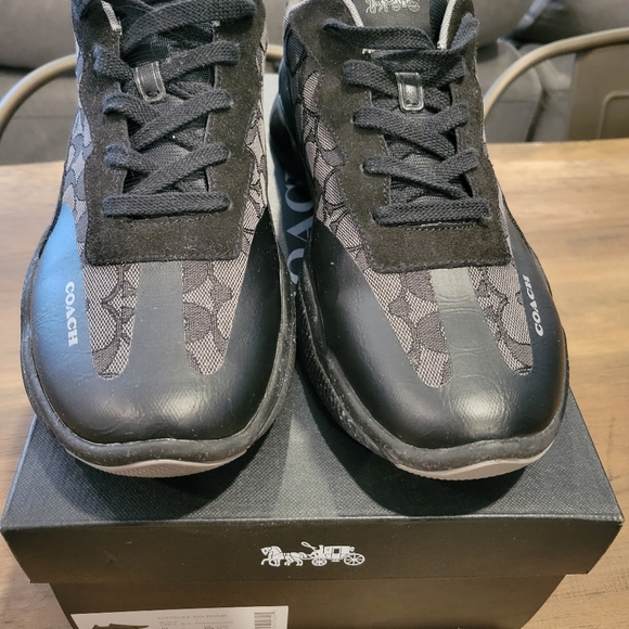 Coach shoes men's brand new black size 12 - Picture 3 of 7